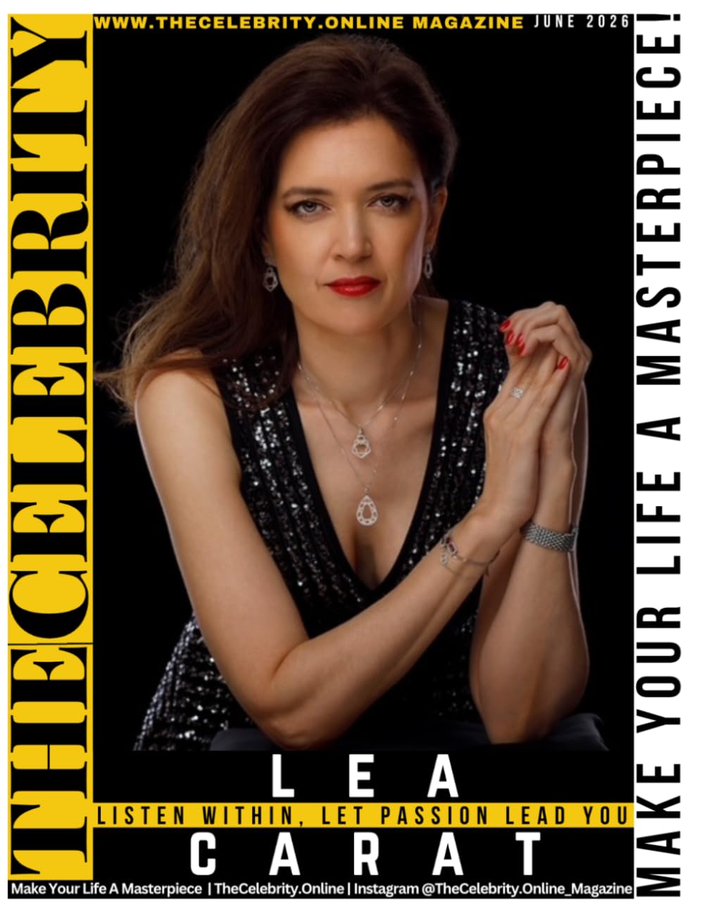 TheCelebrity.Online Magazine – June 2026 Print Edition | Léa Carat Cover Story Interview | Exclusive Celebrity Features, Music, Entertainment, Entrepreneurship, Inspiration & Success Stories