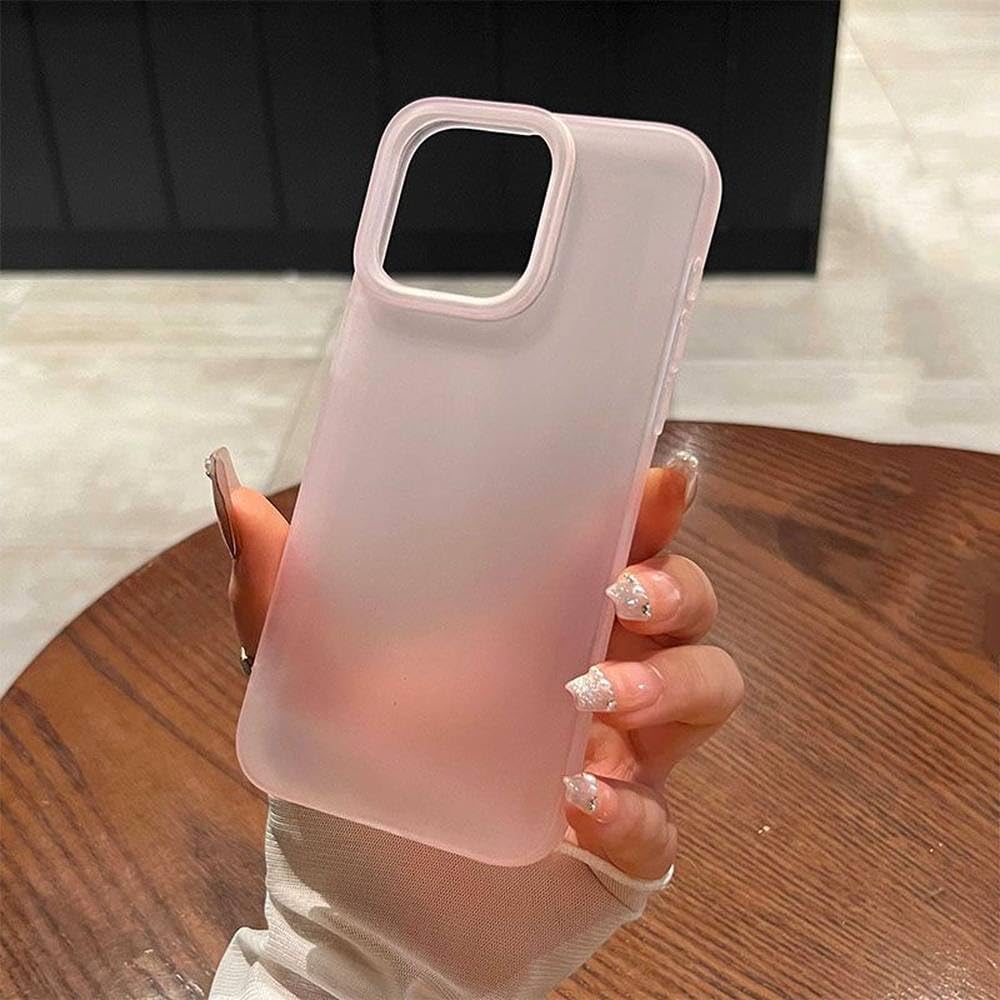 Coque silicone souple iPhone 15 Pro transparente mate