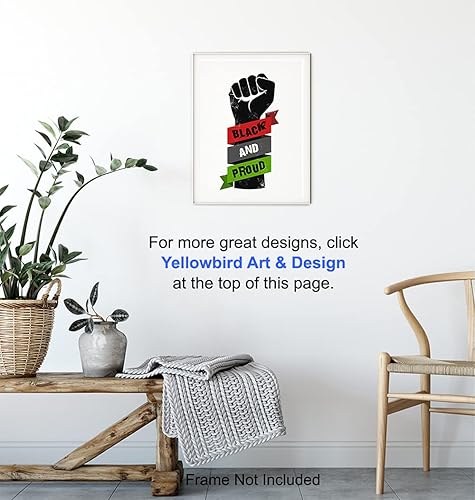 Miniatura 6 de African American Wall Art - Black Art - African American Flag - Black Lives Matter Sign Poster - BLM Pride - BLM Culture - Civil Rights Afro Wall