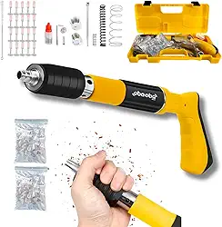 Pistola Finca Pino com 220 Pregos e Pistola de Fixação Equipamentos e Maleta de Transporte