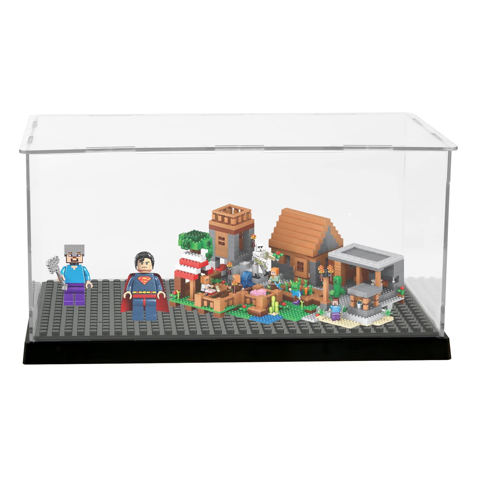 Acryl-Vitrine Für Minifiguren – 3-stufige Ausstellung, Staubdicht, Ideal Für LEGO & Action-Figuren