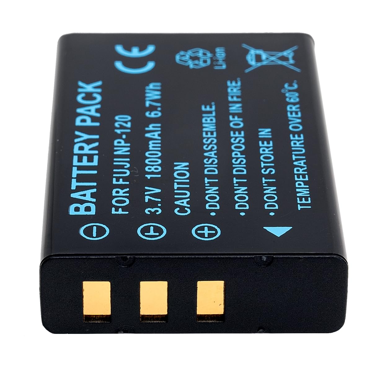 2-Power Digital Camera Battery 3.7V 1950Mah