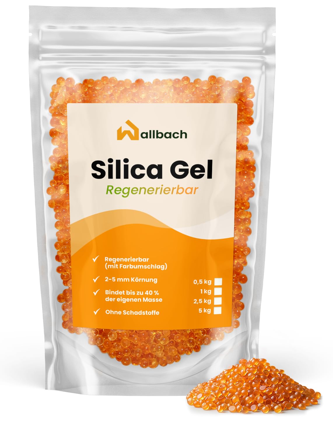 Silica Gel Con Indicador Naranja 1 Kg | Meses Sin Interés