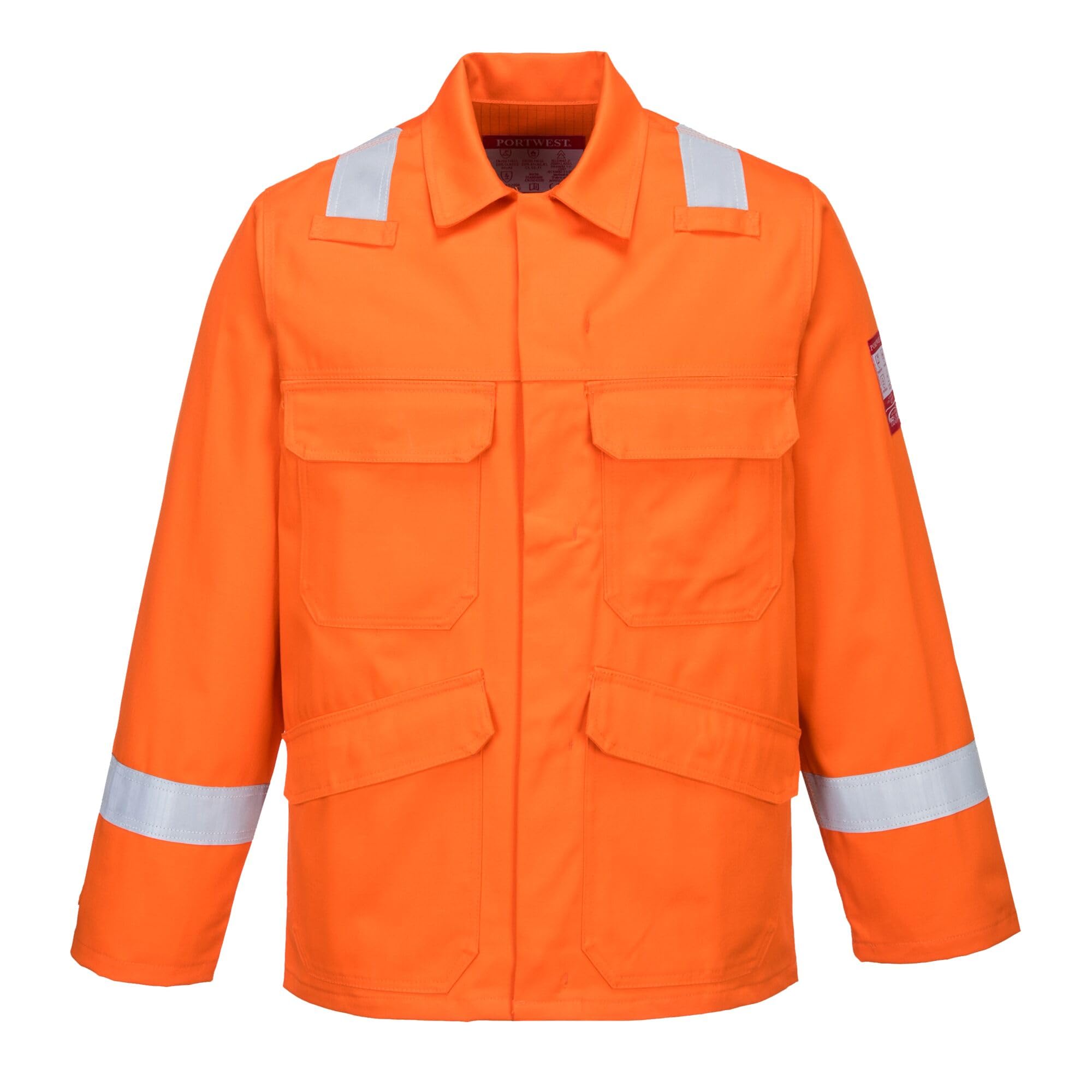 Portwest Orange Bizflame Work Jacket 4XL