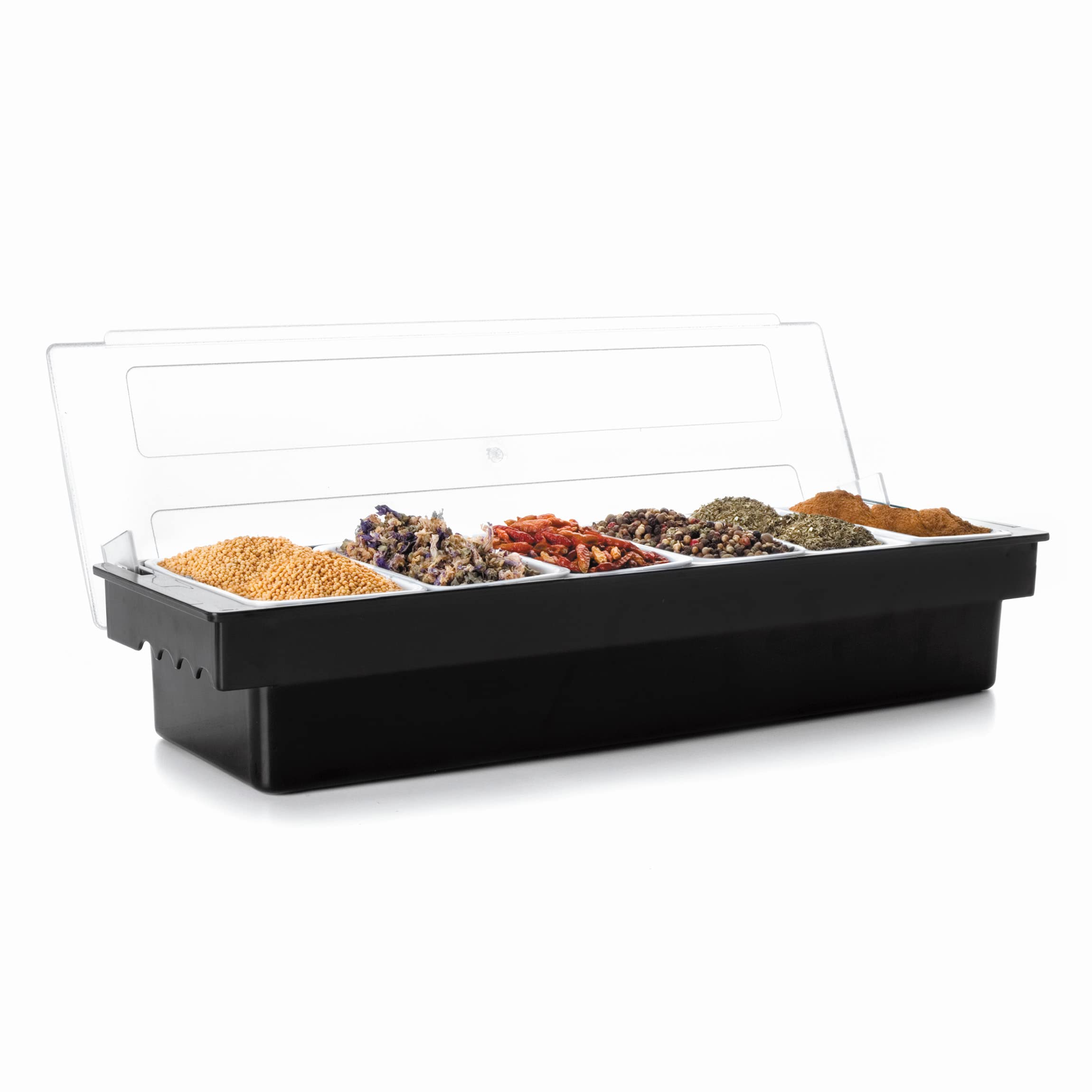 LACOR 61136 Contenedor Alimentos, Plateado, 6 Cavidades (450 ml)