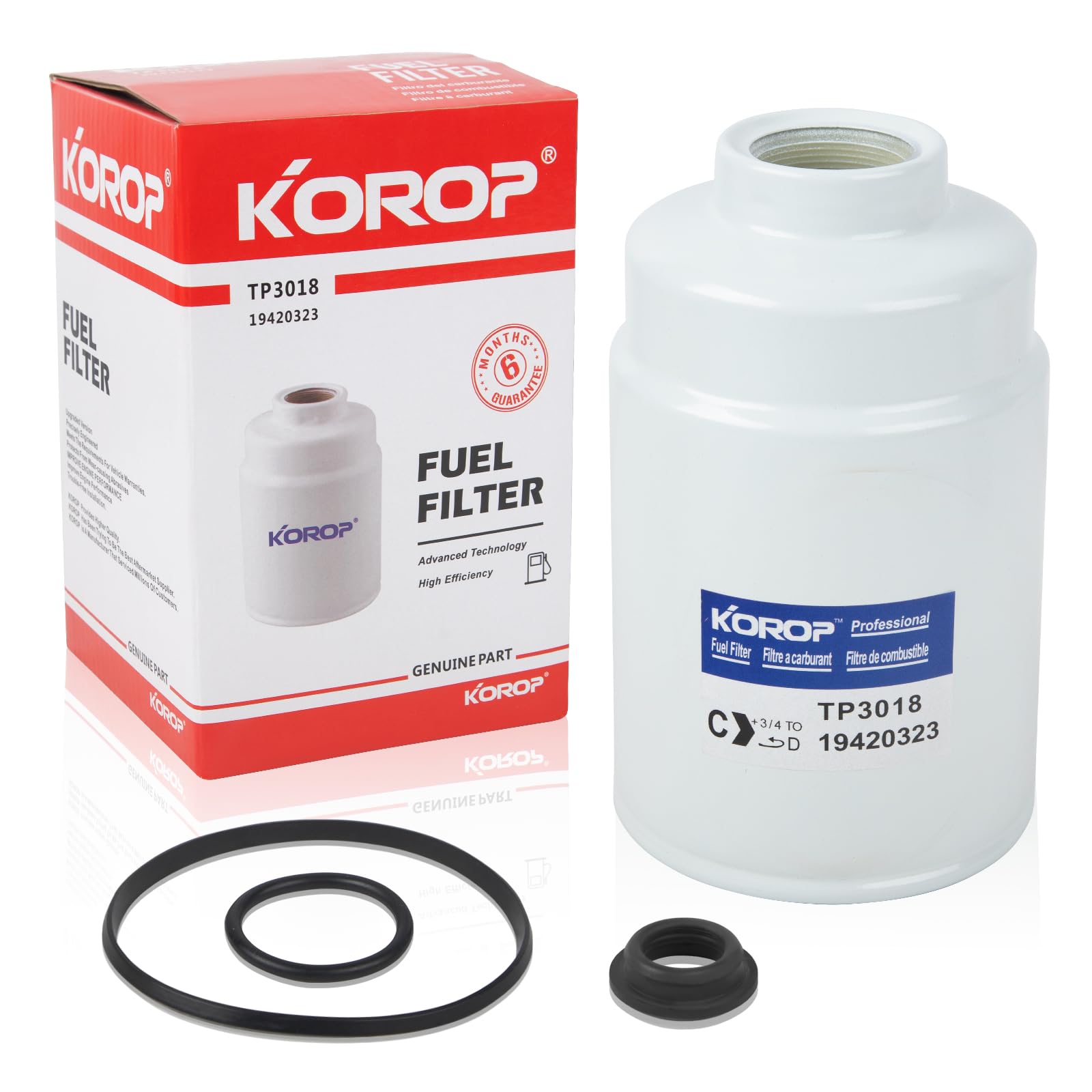 Photo 1 of KOROP 6.6L Duramax Fuel Filter for Chevy/GMC Sierra/Silverado 2500/3500 HD