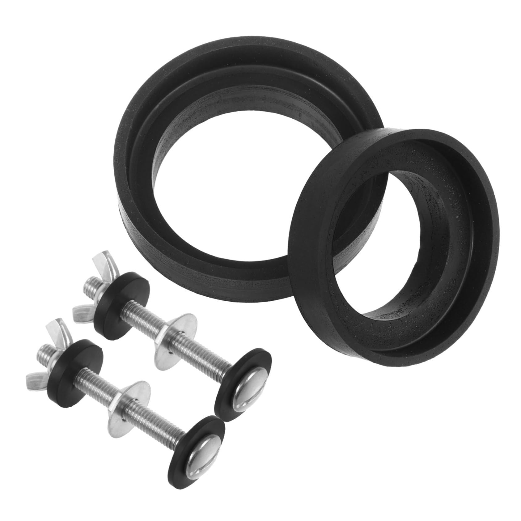 NUOBESTY 4 Set Di Viti Per Wc Anello Di Tenuta Sedile Del Serbatoio Bulloni Di Fissaggio Per Wc Kit Di Installazione Per Wc Fissaggio Meccanico Per Wc Parti Di Riparazione Per Wc