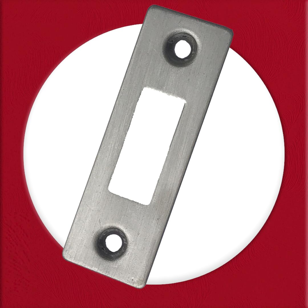 Face Plates for Doors Tubular and Mortice Latch Premium UK (Satin Stainless Steel) - Image 3