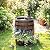 Outsunny 23" H Outdoor Water Fountain Wood and Metal Rustic Apple Barrel Pump Garden Decor for Outside Backyard