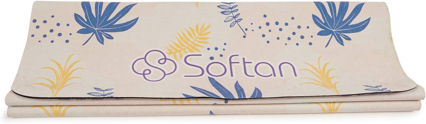 Skylinewears Yoga Mat Non-Slip TPE Yoga Mat-Yoga Mat Bag & Cold Sports Towel Eco Friendly Exercise & Workout Mat 2mm Thick Cushion Mat (72 x 24)