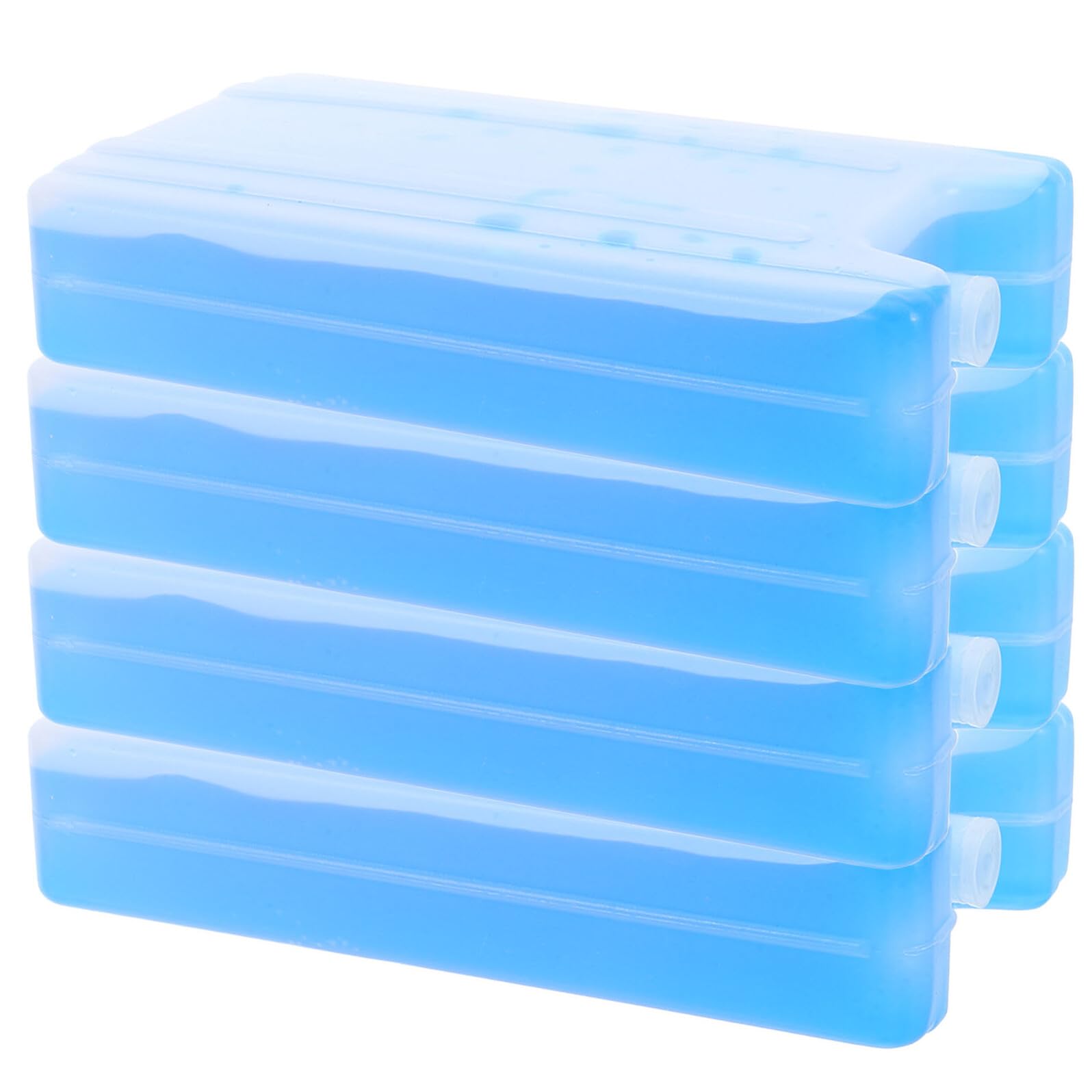 ORFOFE 4 Sztuki Chłodzących Wkładów Lodowych Do Wentylatora Klimatyzatora Przenośne Wstępnie Napełnione Pudełko Lodowe Do Chłodziarek i Lunchboxów Uniwersalne i Pikników