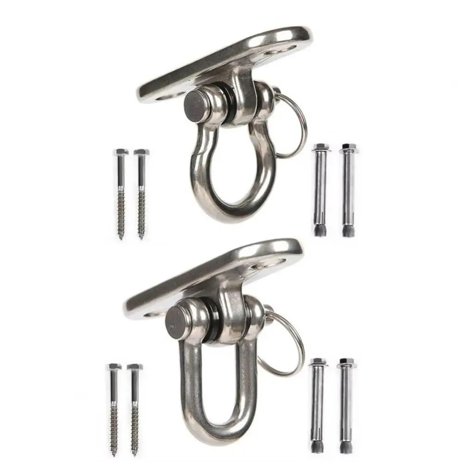 360 ganci rotanti per altalena, in acciaio inox 304, resistenti