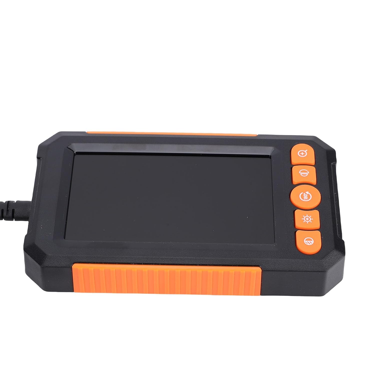 Jeffergarden Endoscope Camera, 4.3in HD Screen 1080P Dual Lens 8 Adjustable LEDs IP67 Water Proof Rechargeable 2000mAh Battery, with Semi Stiff Cable, for Car Inspection Mechanical