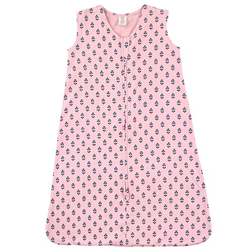 Image of Touched by Nature Unisex Baby Organic Cotton Sleeveless Wearable Sleeping Bag, Sack, Blanket, Tiny Flower, 12-18 Months