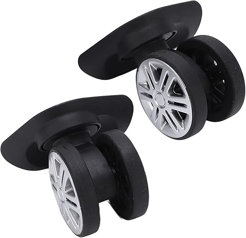 Miniatura 6 de 1 par de ruedas de maleta de equipaje ruedas de maletero pieza de repuesto de rueda de equipaje ruedas universales de repuesto para maleta de