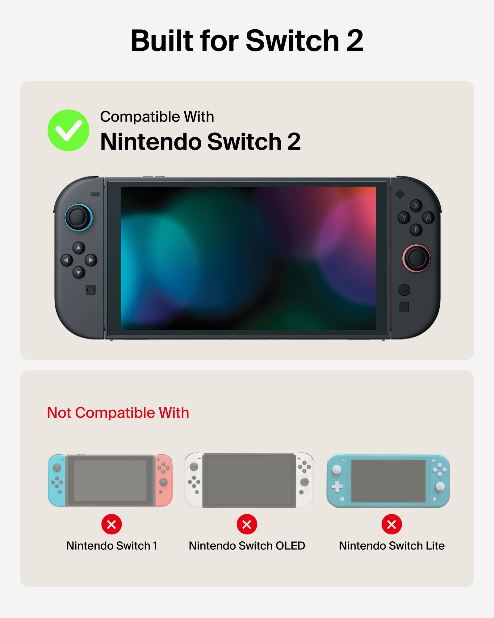 Belkin Gaming Nintendo Switch 2 Case Travel Bag with AirTag Holder & Game Card Storage Pocket - Portable Lightweight Carrying Case with Hard Shell & Soft Interior, Gaming Travel Essentials — view 2