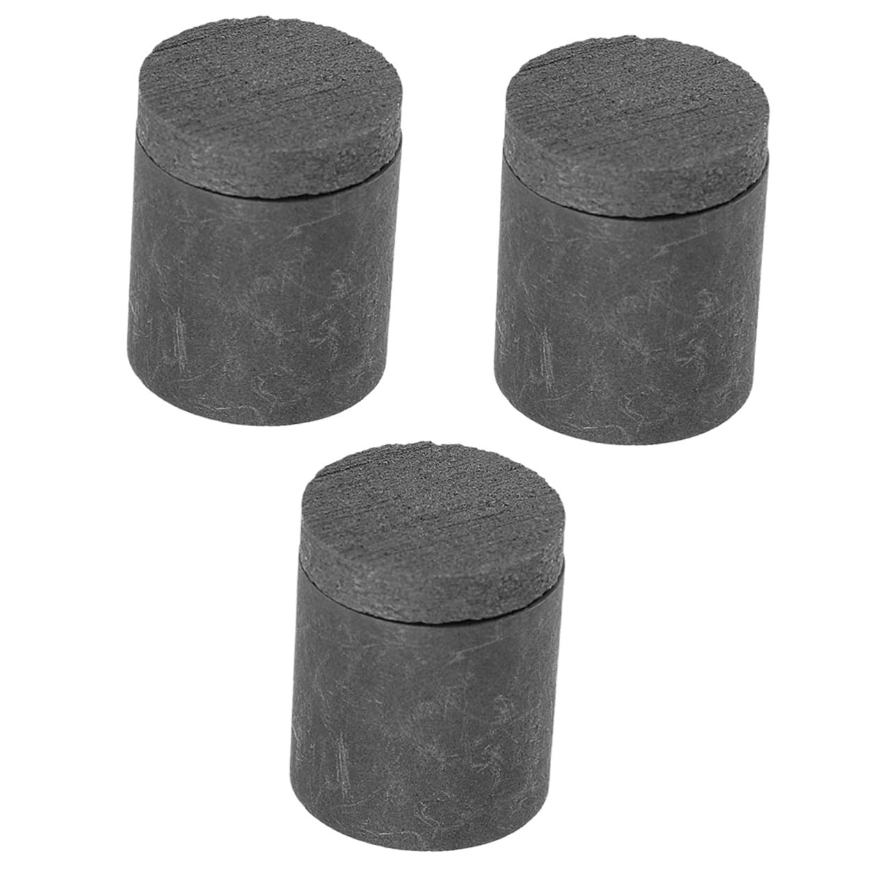 Operitacx 3pcs Convenient Smelting Tool Sturdy Graphite Crucible for High-Temp Alloys