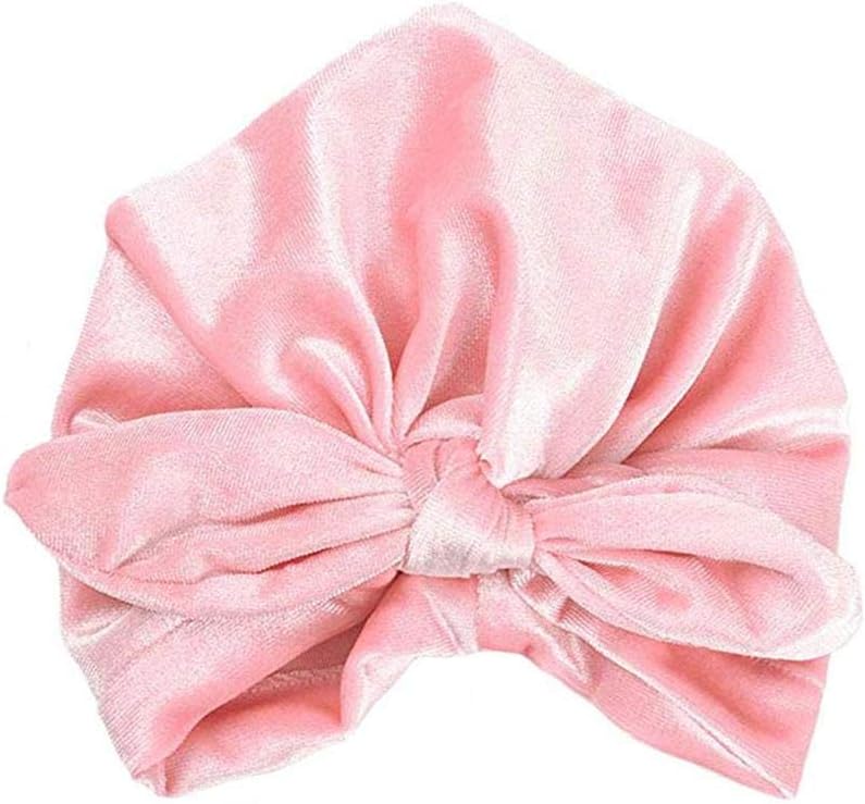 Foonee Bebe Turban Bandeau Nœud Nouveau Ne Bebe Fille Souple Mignon Turban Noeud Lapin Hopital Chapeau En Velours Elastique Sretch Tete Wrap Beige Rose Rose Amazon Fr Vetements