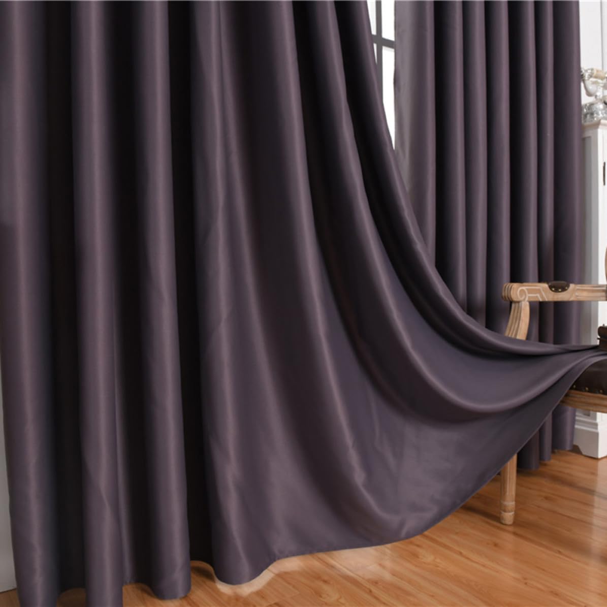 Toddmomy 2 Stück Verdunkelungsvorhang aus Polyester für Wohnzimmer Zuhause