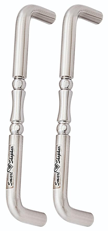 SMART SHOPHAR Stainless Steel Jumbo Cabinet Handle 6 Inches Silver Pack of 2 / Kitchen Cabinet Hardware/Furniture Pulls for All Types Wooden Furniture Doors, Cabinets, Cupboards & Drawers