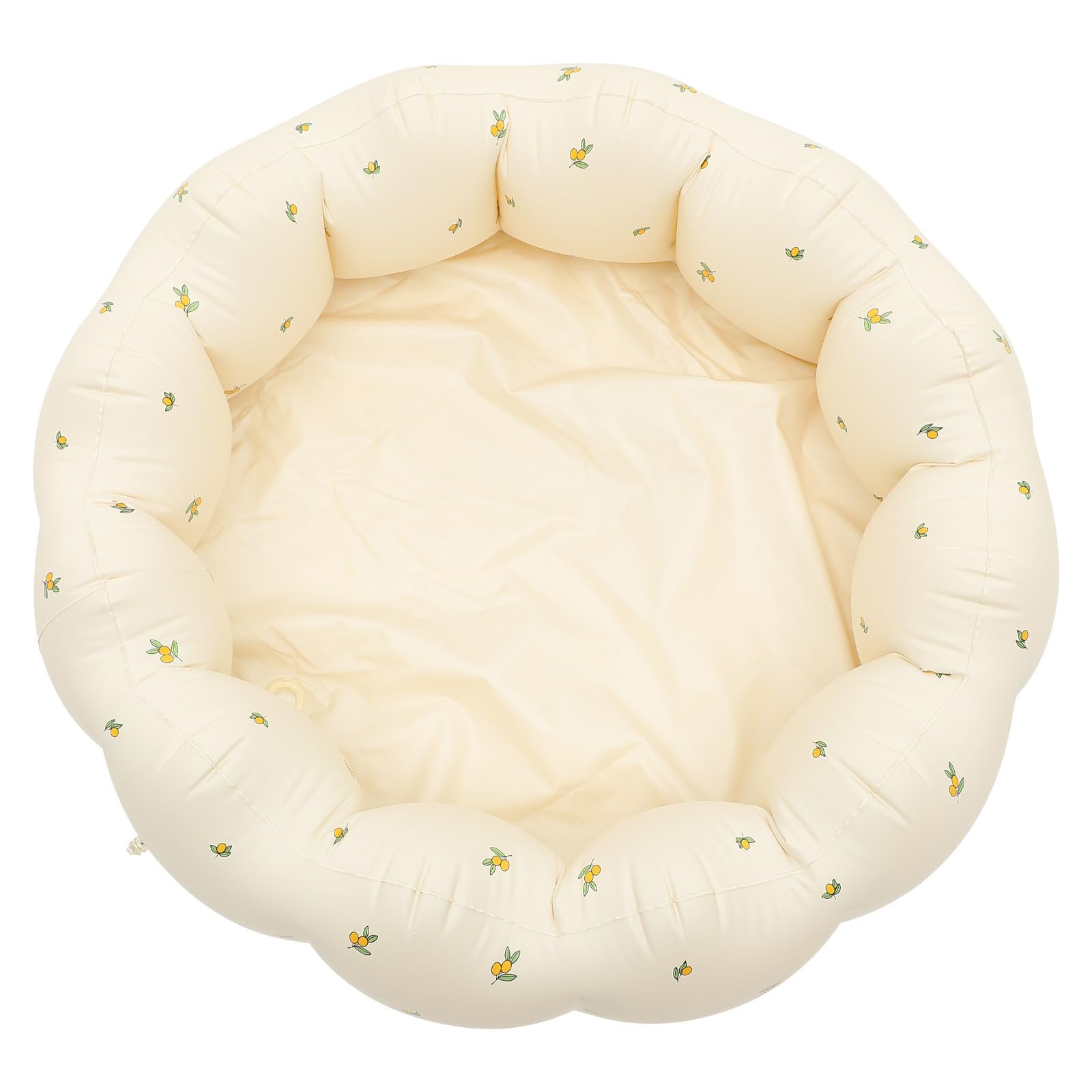Pataugeoire Gonflable Fleur PVC Blanc pour Bébés et Garçon et Filles