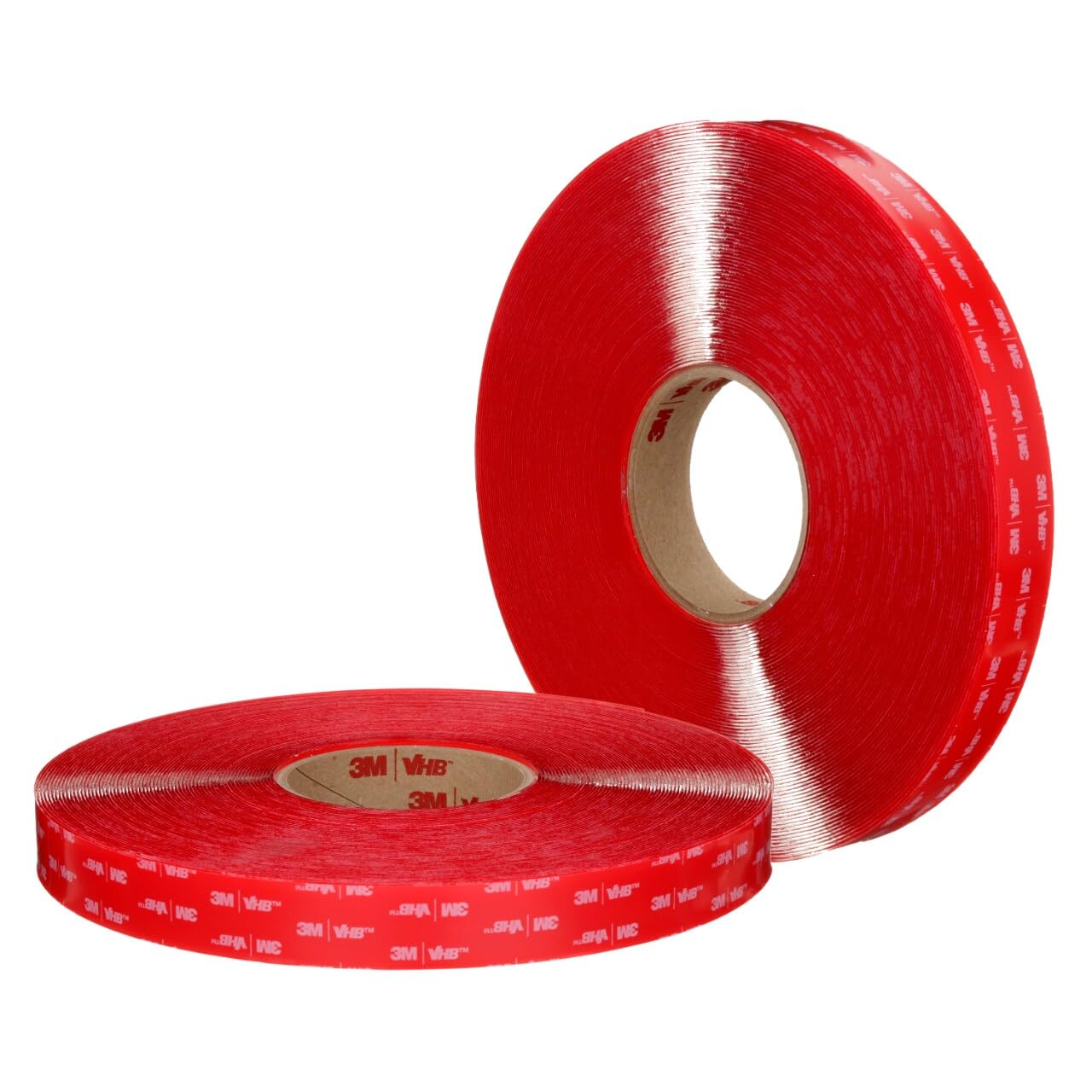 3M 4910 VHB Adhesive Tape, 12 mm x 33 m, 1.0 mm, Clear, Film Liner, Pack of 6