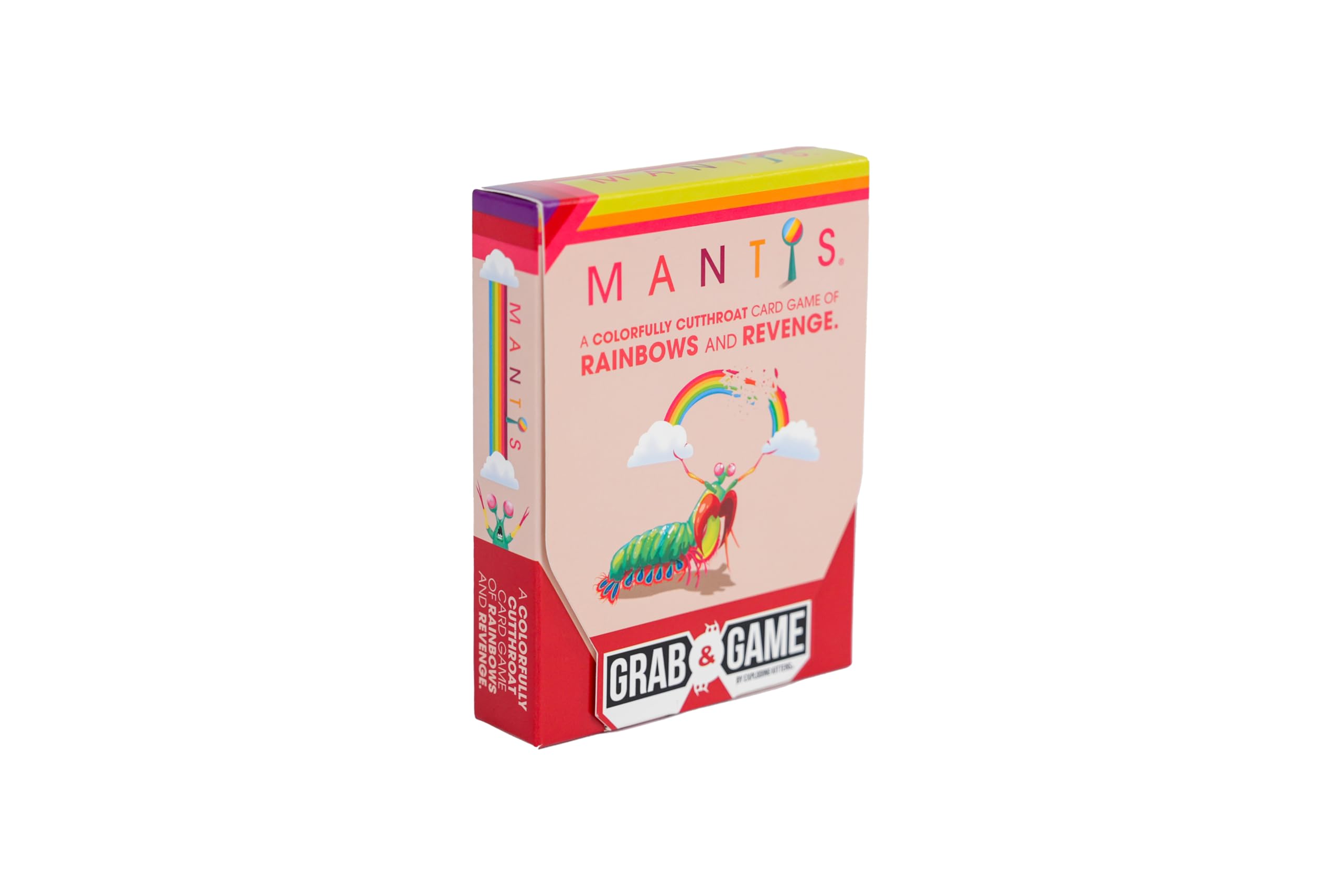 Exploding Kittens Mantis Grab & Game, 2-4 Players, Ages 7+ Pocket Version