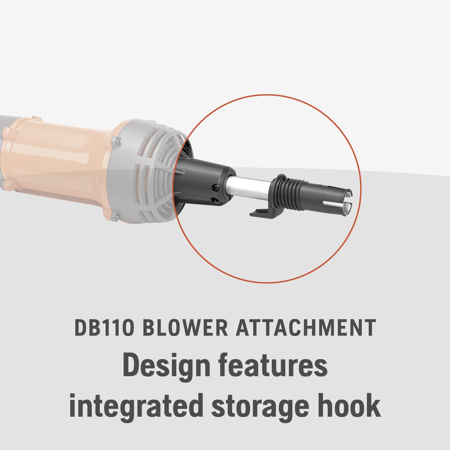 Husqvarna DB110 - Accesorio para soplador de Hojas, Compatible con FLXi, Accesorio para soplador de Hojas, Gancho Incluido para un fácil Almacenamiento