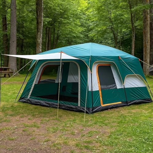 3-5 Person Camping Tent for Adults Waterproof Outdoor Dome Campin...