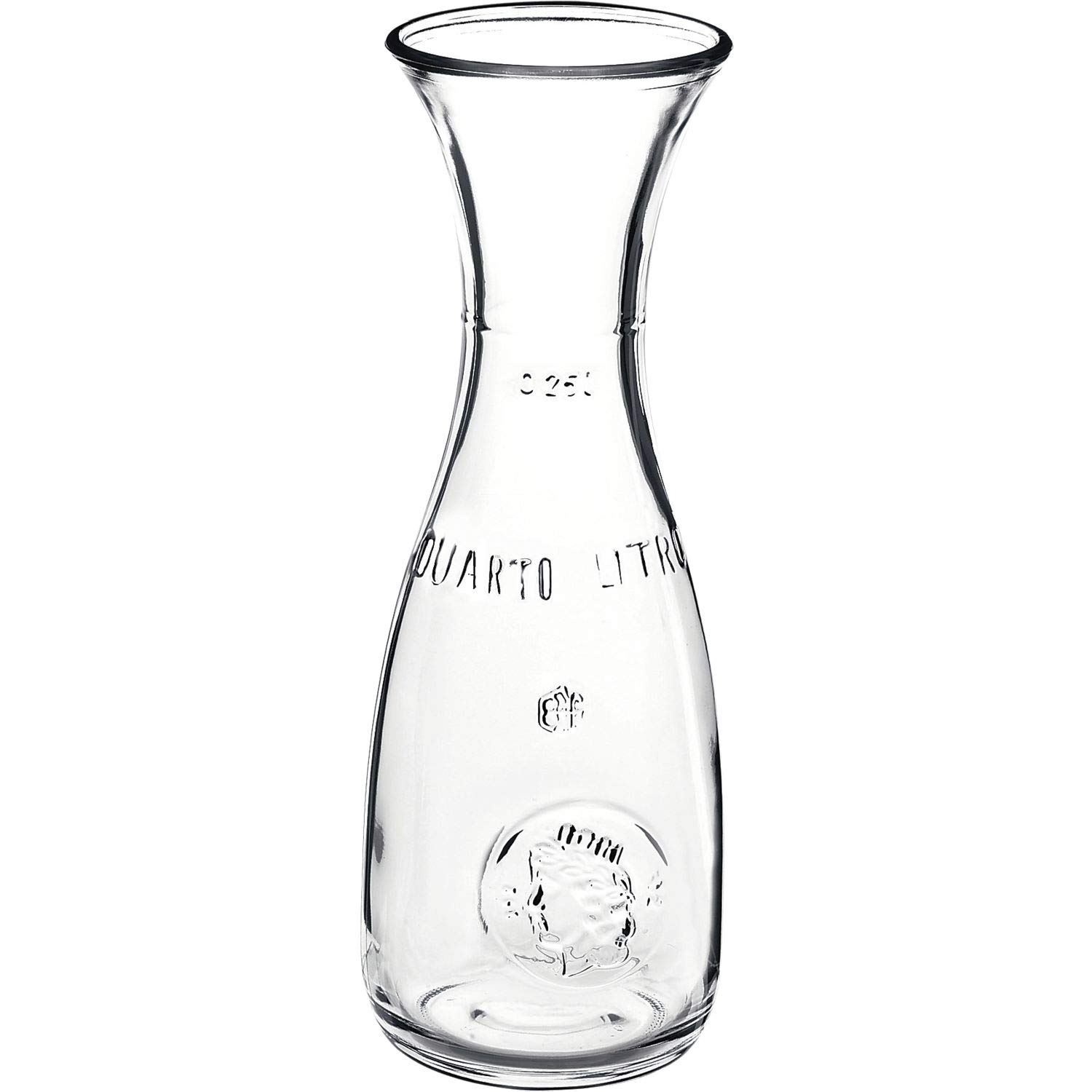 Bormioli Rocco Transparent Misure Carafe, Capacity: 0.25 Litres, 1/4 Litre, Pack Of 12