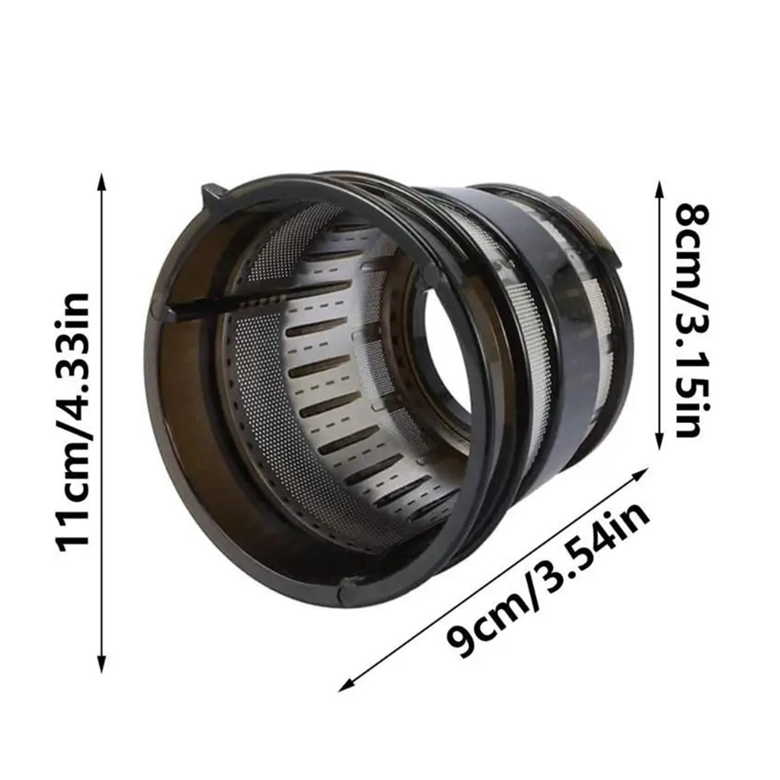 A6HB Componente For Elettrodomestico Da Cucina Filtro A Rete Filtro For Macchina For Spremitura Struttura In Plastica E Acciaio Inossidabile For Spremitura