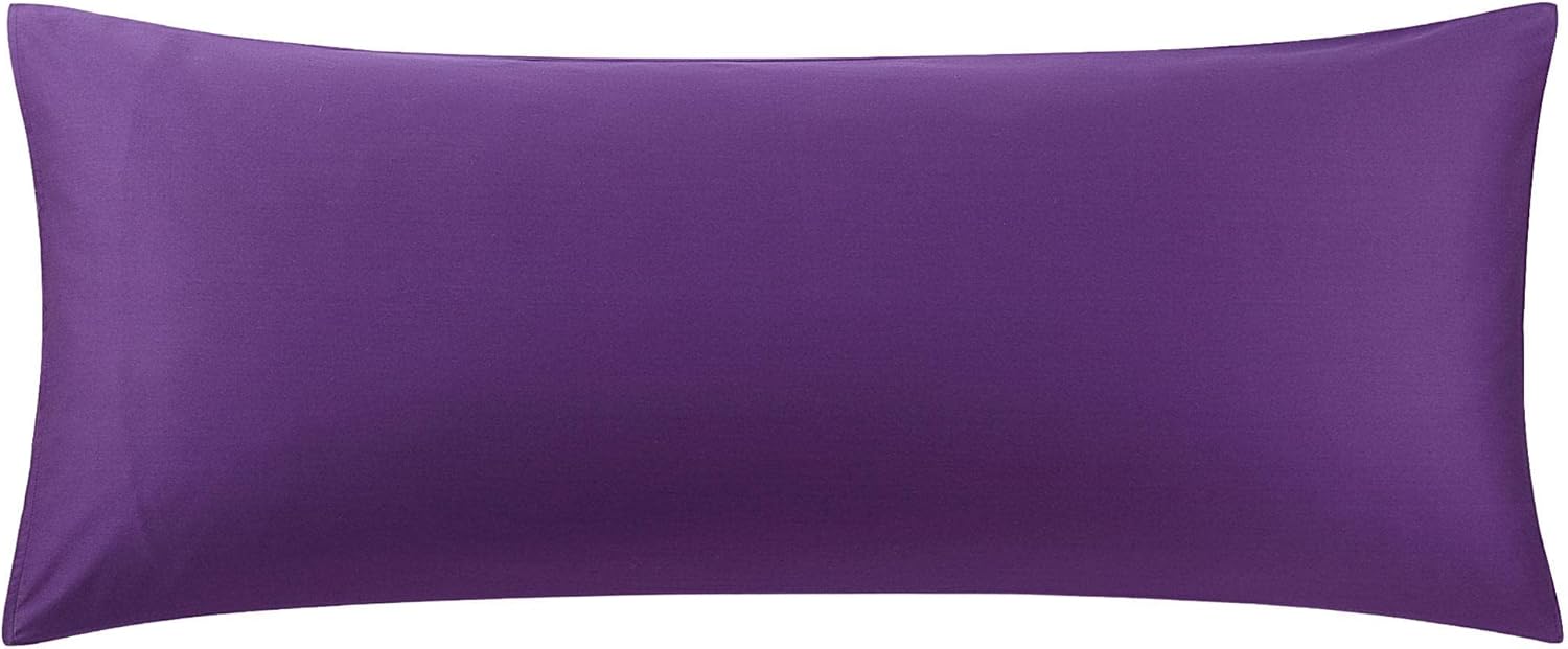 PiccoCasa 100 Cotton Body Pillowcase, Soft and Breathable Body Pillow