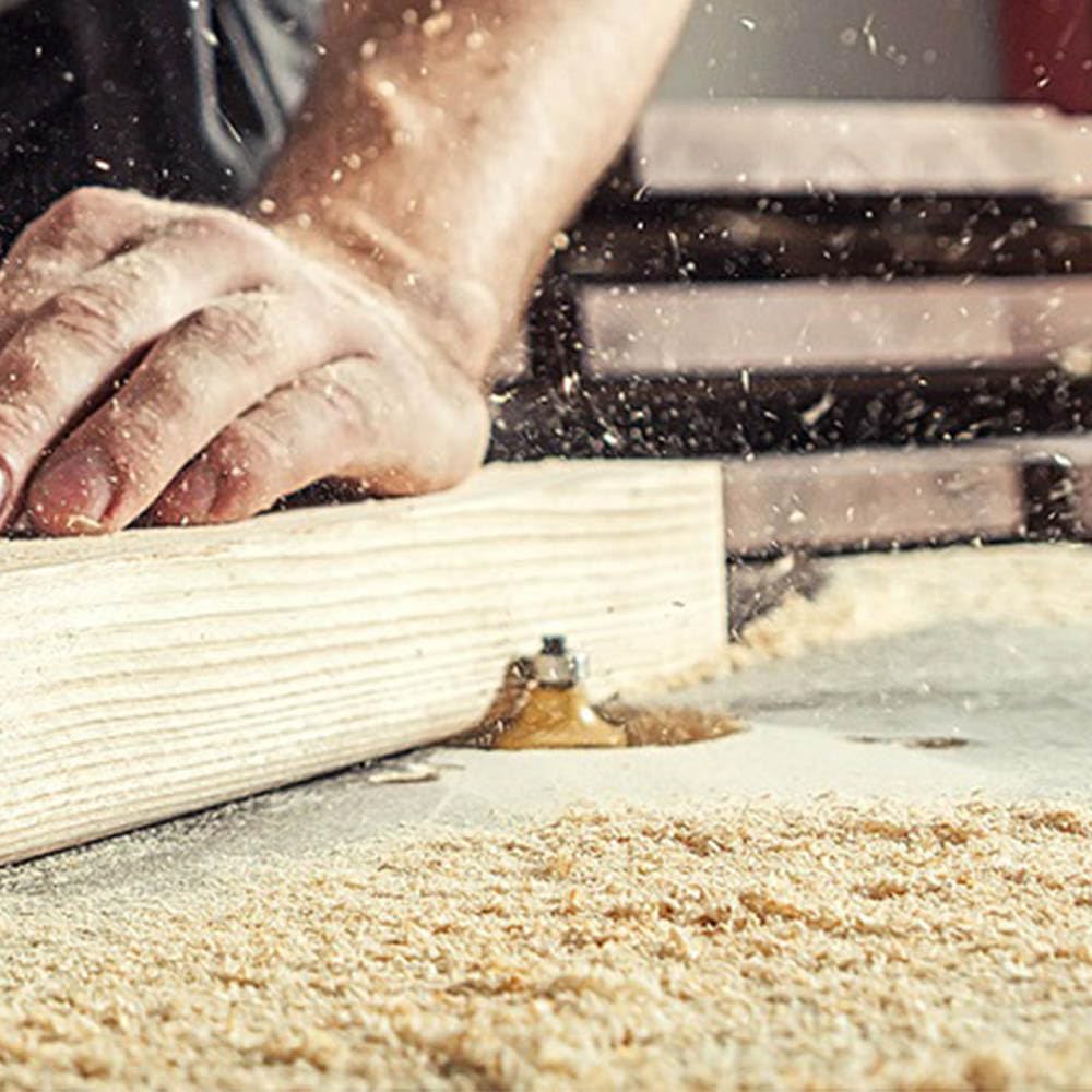 Hoteche Fräser Set für Oberfräsen 35-teilige, Schaft 8mm Oberfräser Set Holzbearbeitung Swerkzeugen,für Holzfräser in Industrie-Qualität für hartes und weiches