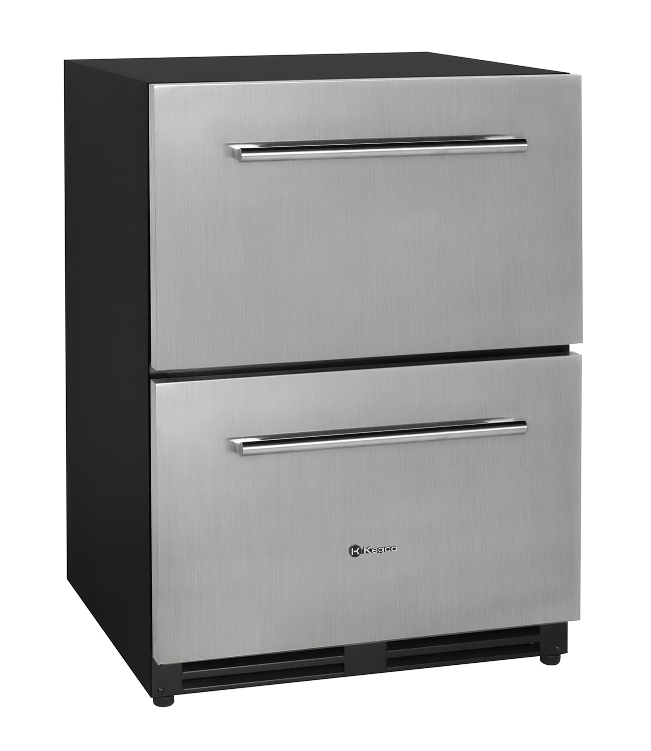 Kegco 24" Wide Built-in Stainless Steel Two-Drawer Refrigerator VSRD24-2SS