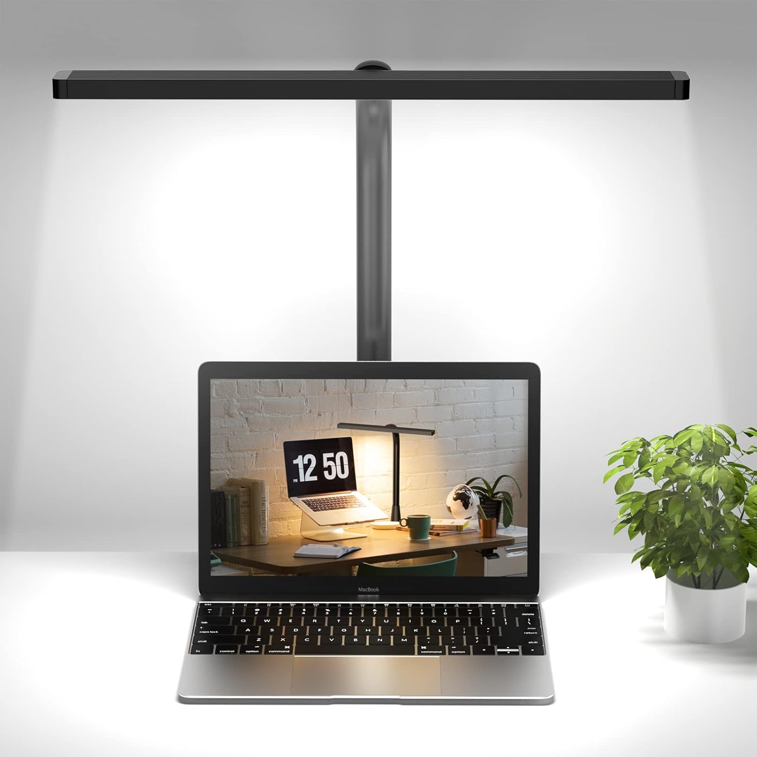 SKYLEO LED Desk Lamp Flexible Gooseneck LED Desk Lamp with Clamp 10W