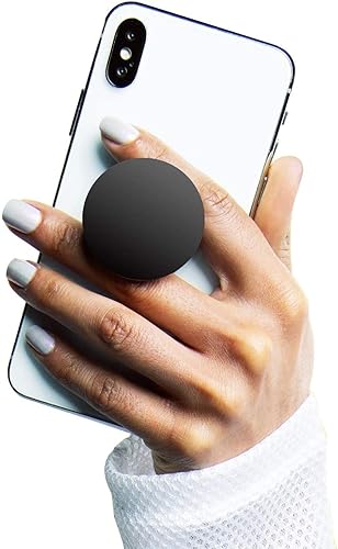 Miniatura 2 de Soportes y empuñaduras multifunción para teléfonos inteligentes y tabletas, color oro rosa, mármol, geométrico, rosa y blanco, paquete de 3