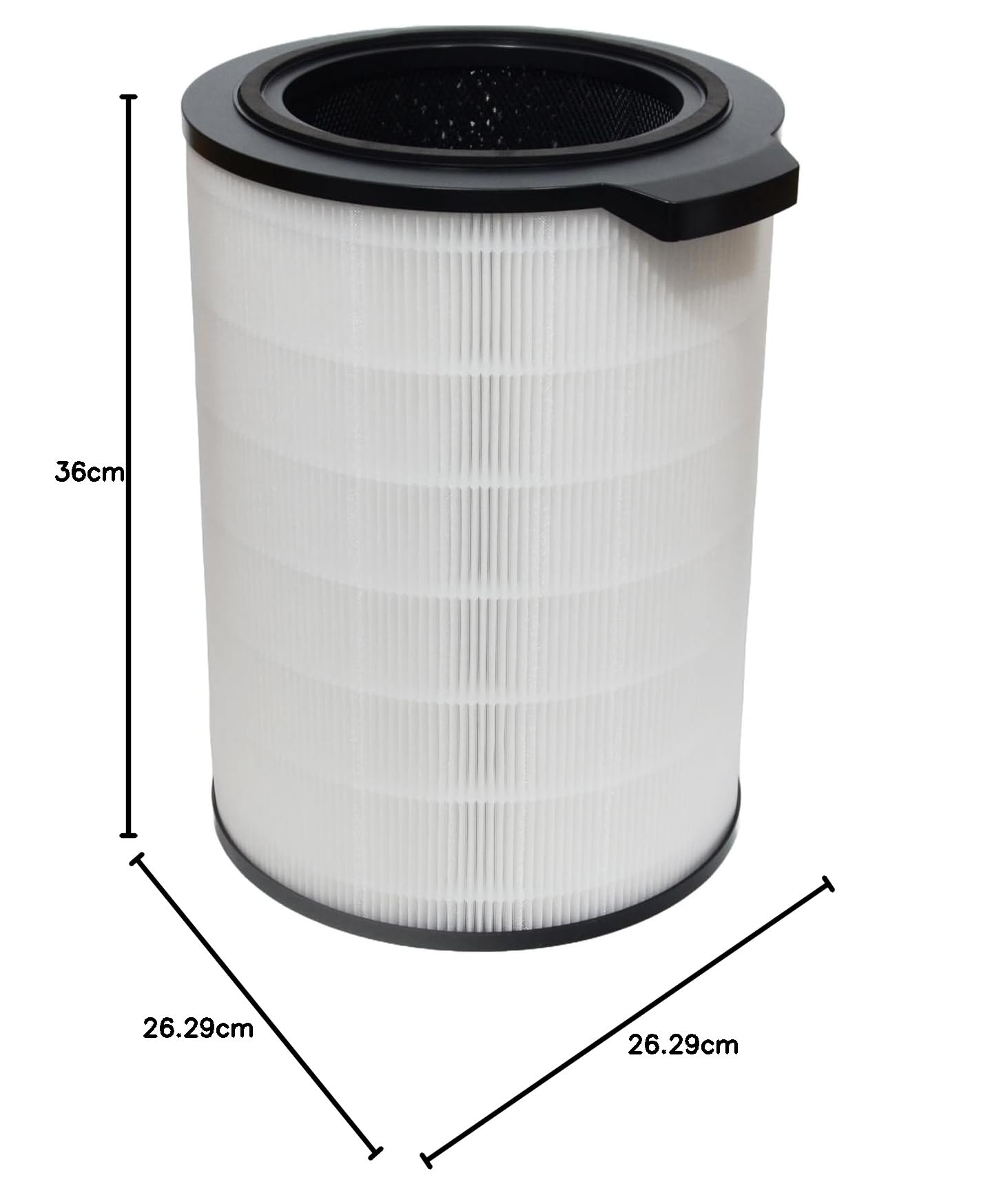 PUREBURG Filtr wymienny, kompatybilny z oczyszczaczem powietrza Bosch Air 6000, 1 opakowanie, H13 HEPA węgiel aktywny 2 w 1, 3-stopniowa filtracja kurzu, VOC, zapach