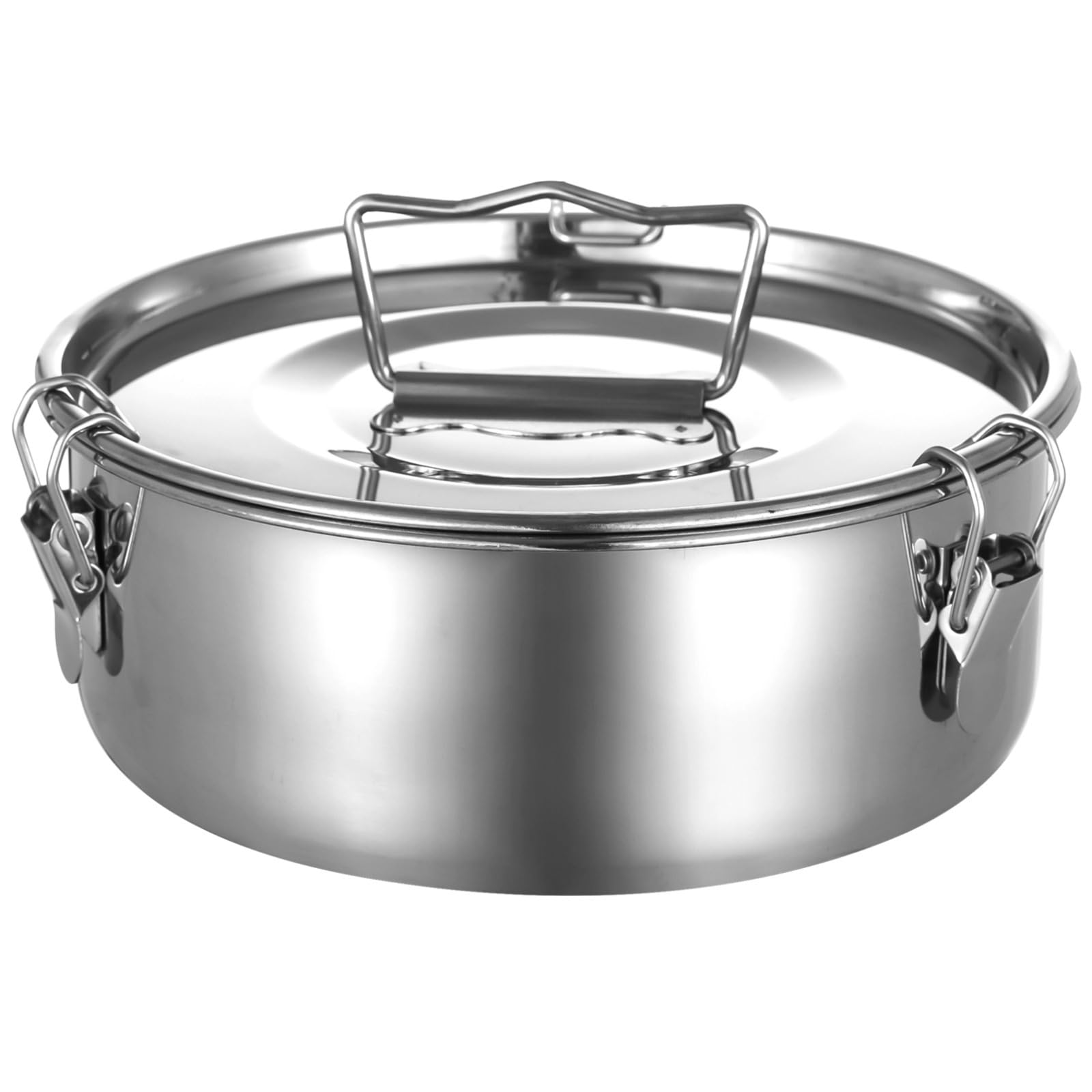 Molde de flan de acero inoxidable para olla instantánea, sartén para flan con diseño mexicano, molde para flan para cocinar alimentos al vapor, tapa segura y abrazaderas, acero inoxidable 304 para uso