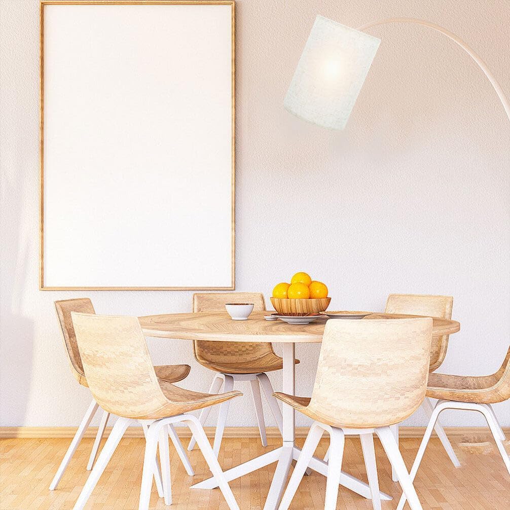 2pcs Vintage Small Lampshade Light Socket Linen Fabric Floor Lamp Shade for Indoor Use Drum Style Light Cover Eye-caring Design for Home Decor