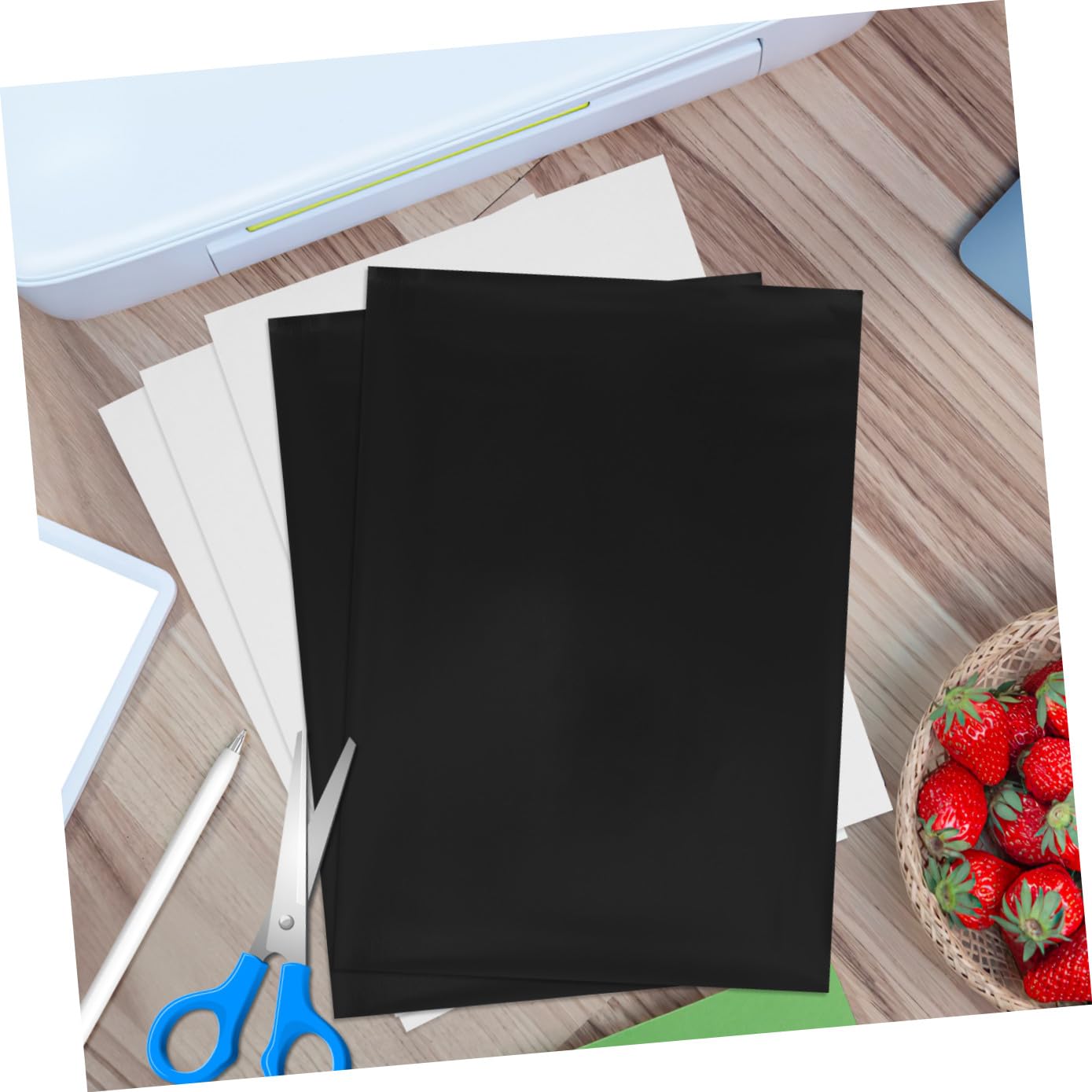 Feuilles Magnétiques Imprimables 10 Feuilles pour Impression Claire et Vive Utilisation en Bricolage et Création D'étiquettes