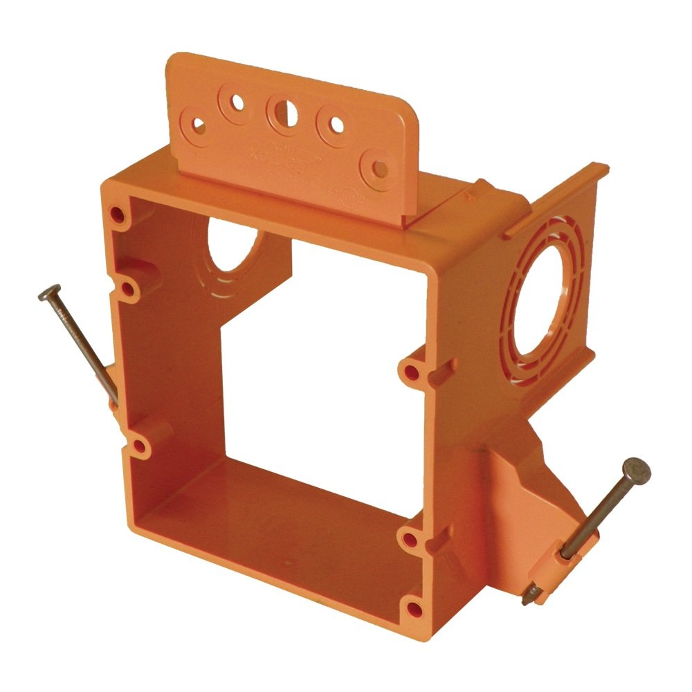 Cantex EZLV2-NWN Two Gang Low Voltage Old Work Bracket with Nails