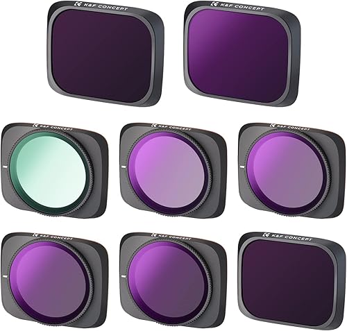 K&F Concept Air 2S CPL ND NDPL - Paquete de 8 filtros ND4PL+ND8PL+ND16PL+ND32PL+ND64PL+CPL+ND1000+ND2000 Kit de filtros compatibles con DJI AIR 2S