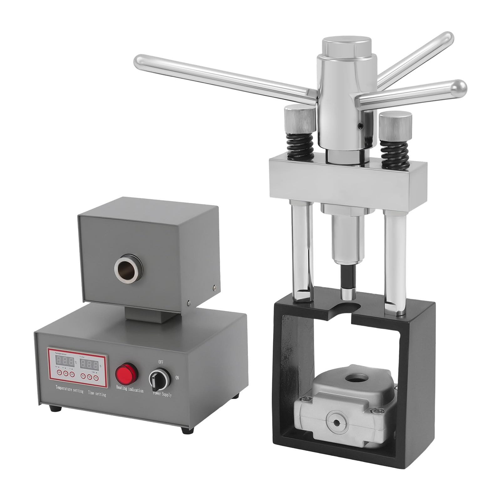 Dental Flexible Denture Machine 110V 400W Laboratory Equipment Electric Digital Display Dental Injection System Invisible Denture Injection Molding Machine