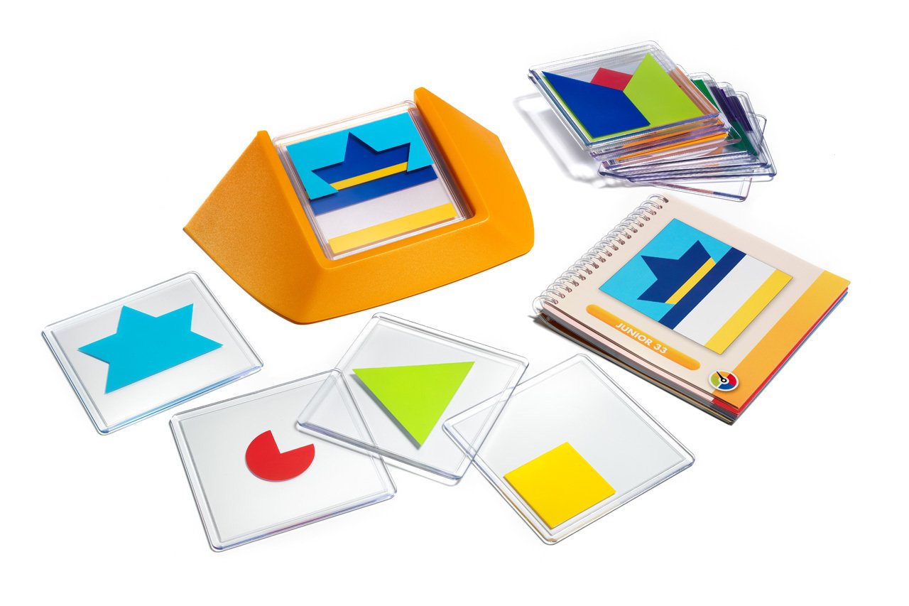 Smartgames - SG 035 FR - Bahuts Malins - Jeu de Réflexion de Logique et d'Encastrement & SG 090 FR - Jeu de réflexion - Tangram en 3D - Code Couleur