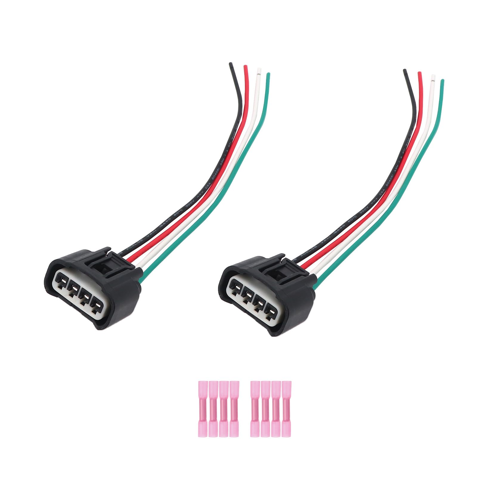 2Pcs Wires Ignition Coil Connector Wiring Plug Pigtail Harness Compatible with 1997 1998 1999 2000 2001 Toyota Camry RAV4 Solara 4Runner Tacoma L4 2.0L 2.2L 2.7L