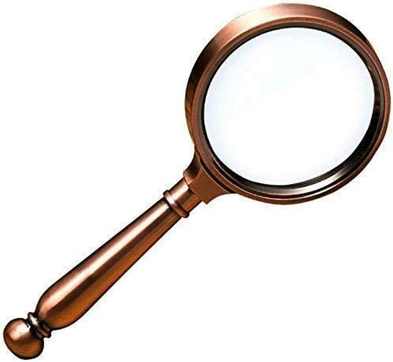 Lupas para Trabajos manuales Lupa de Lectura de 20 aumentos Lupa de Mano Profesional Lupa de tamaño portátil para Lectura de periódicos Lupa de Cobre