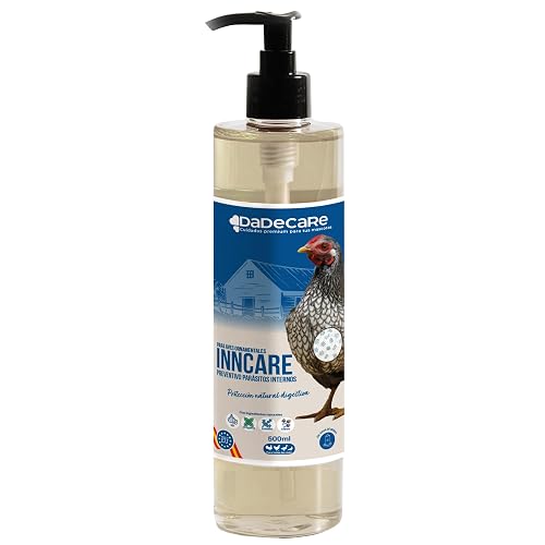 DADECARE Preventivo Parasitos Internos Natural 500 ml - Gallinas, Aves de Corral y Exóticas