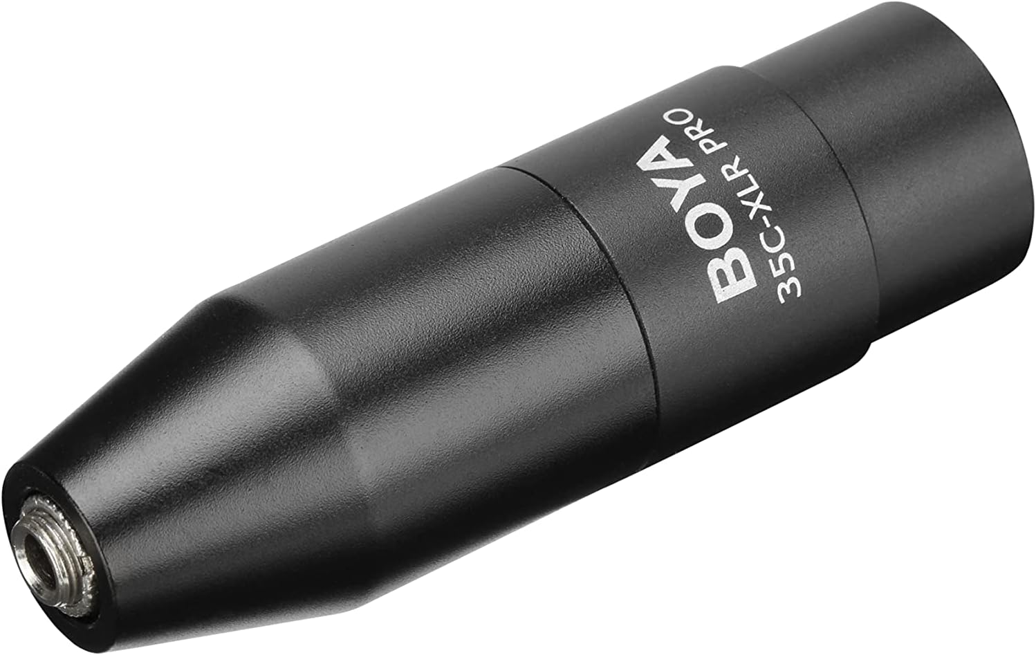 35C-XLRPro 3.5mm TRS to XLR Adapter with 12-48V Power Converter to Plug-in Power (Boya)