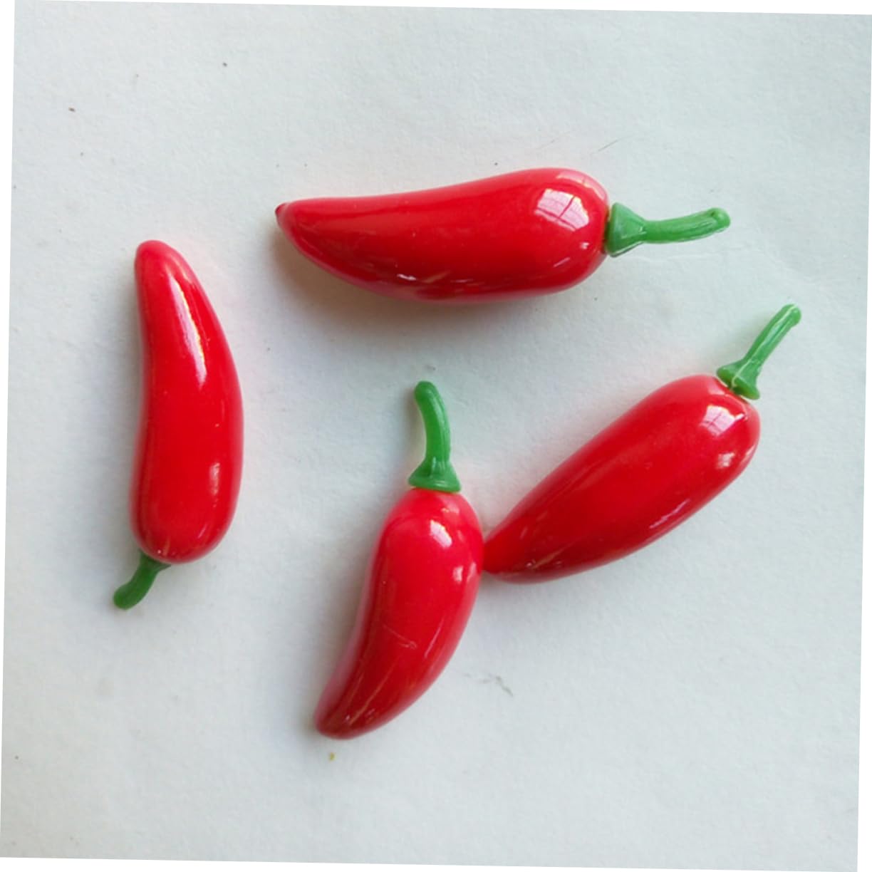 TOPBATHY 400 Pz Artificiale Peperoncino Artificiale Giocattoli Vegetali Spuma Di Peperoncino Vegetale Artificiale Banchetto Di Verdure Calde Mini Peperoni Mini Giocattolo Rosso Schiuma