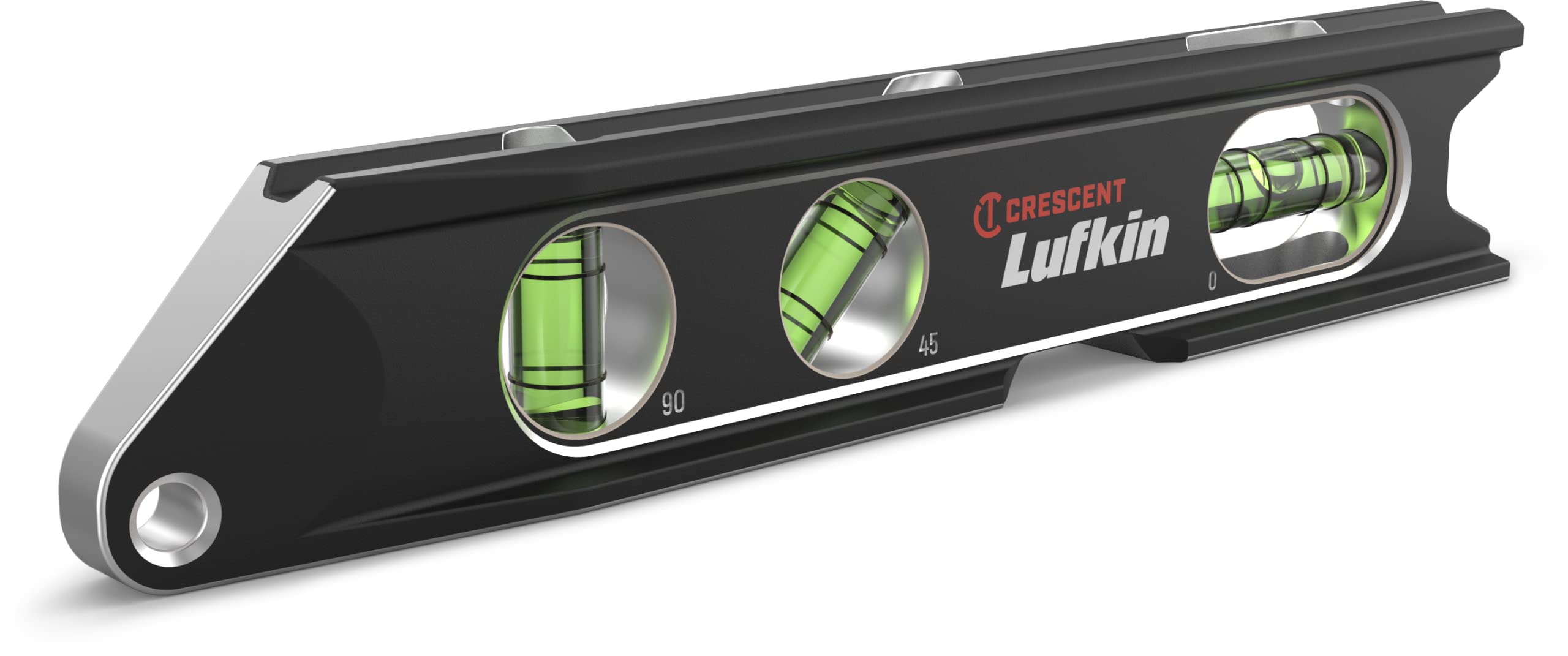 LufkinLBL1100-02 Billet Torpedo Level with Compact Size for Use in Tight Spaces and to be Carried in a Pocket or Tool Bag with Ease